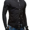 Pánská stylová košile – Alberto, černá