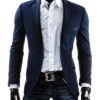 Pánské stylové sako – Manolo, tmavě modré